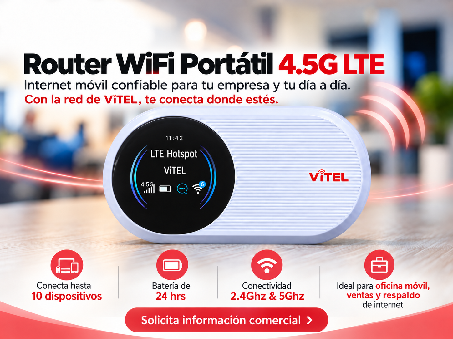 Campaña router MiFi ViTEL