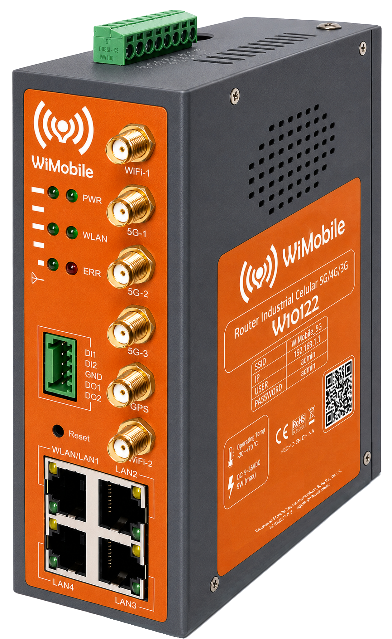 Router industrial WiMobile 5G